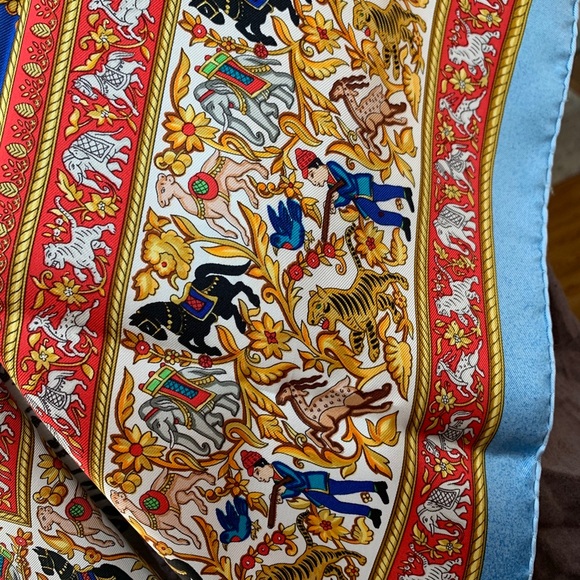 Authentic HERMES Scarf - Picture 6 of 13